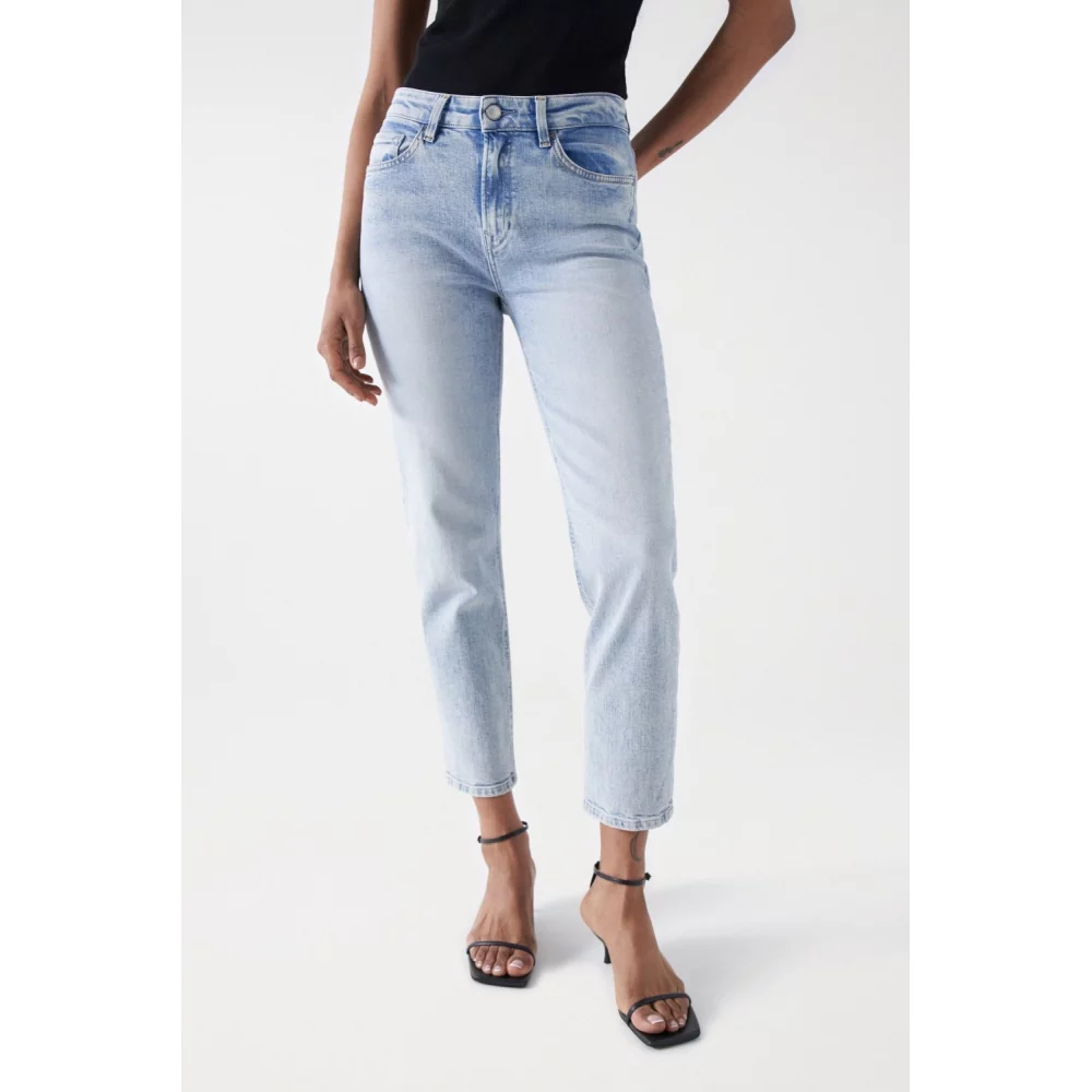 SALSA - JEANS TRUE CROPPED SLIM CLAIR