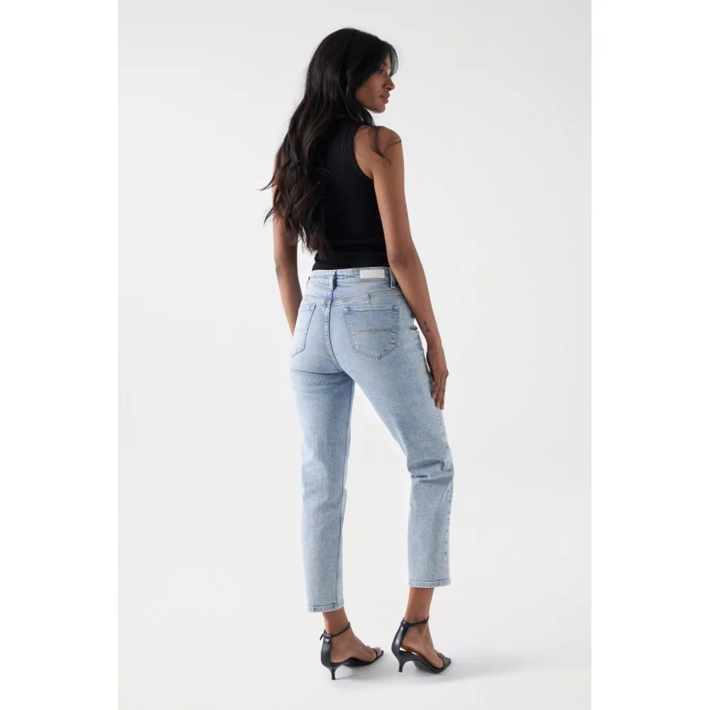 SALSA - JEANS TRUE CROPPED SLIM CLAIR