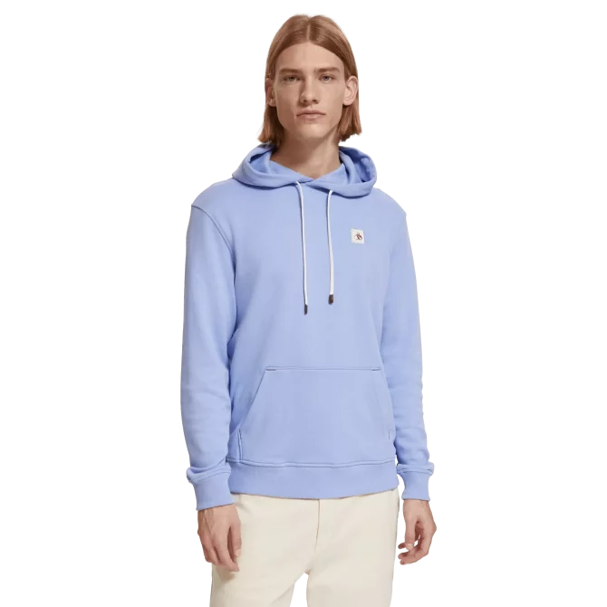 SCOTCH AND SODA - ESSENTIAL LOGO BADGE HOODIE