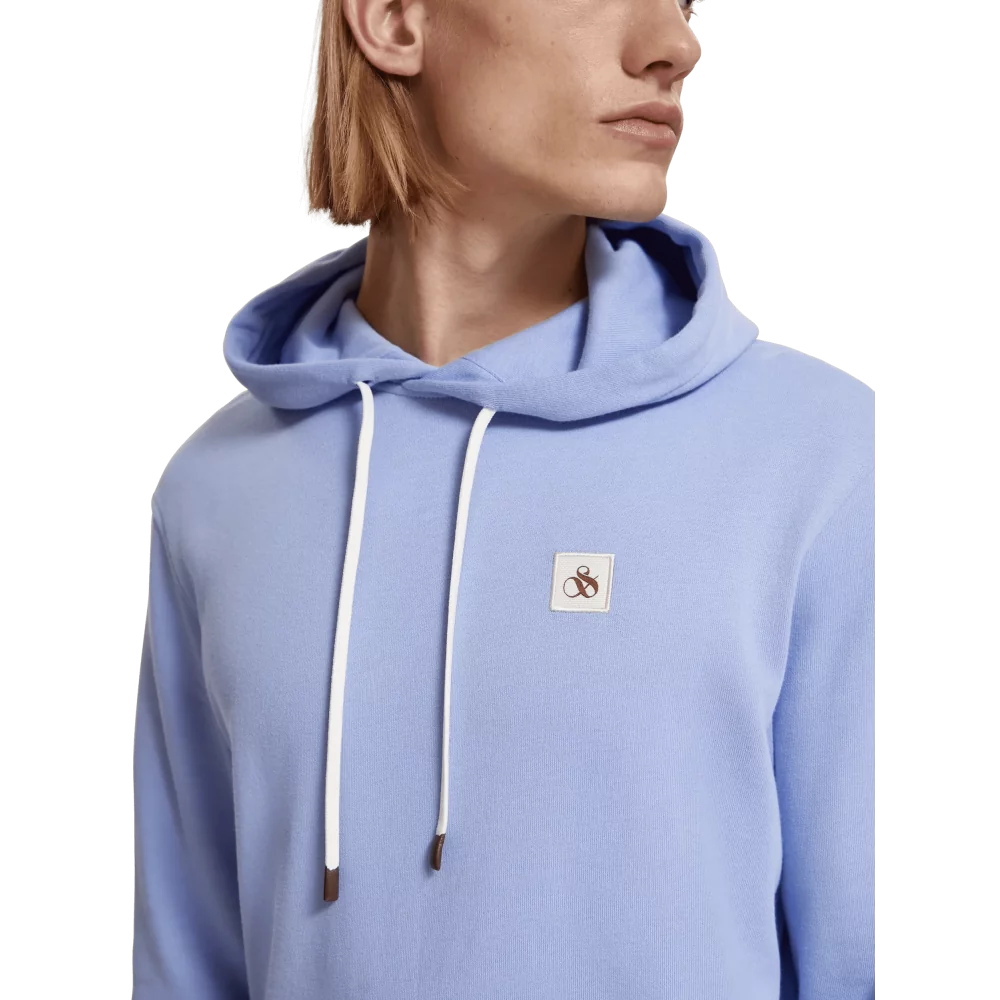 SCOTCH AND SODA - ESSENTIAL LOGO BADGE HOODIE