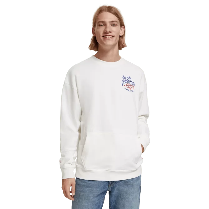 SCOTCH AND SODA - FRONT BACK BANDANA ARTWORK SWEATSHIRT