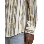 SCOTCH AND SODA - BASKET WEAVE GRADIENT STRIPE SHIRT