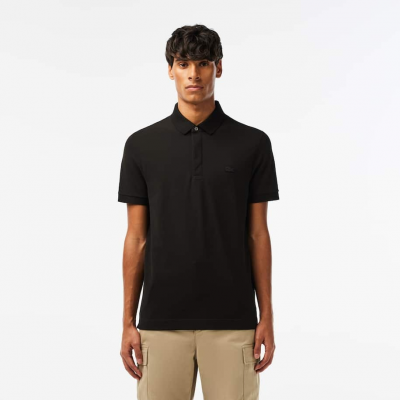 SHORT SLEEVE RIBBED COLLAR SHIRT
