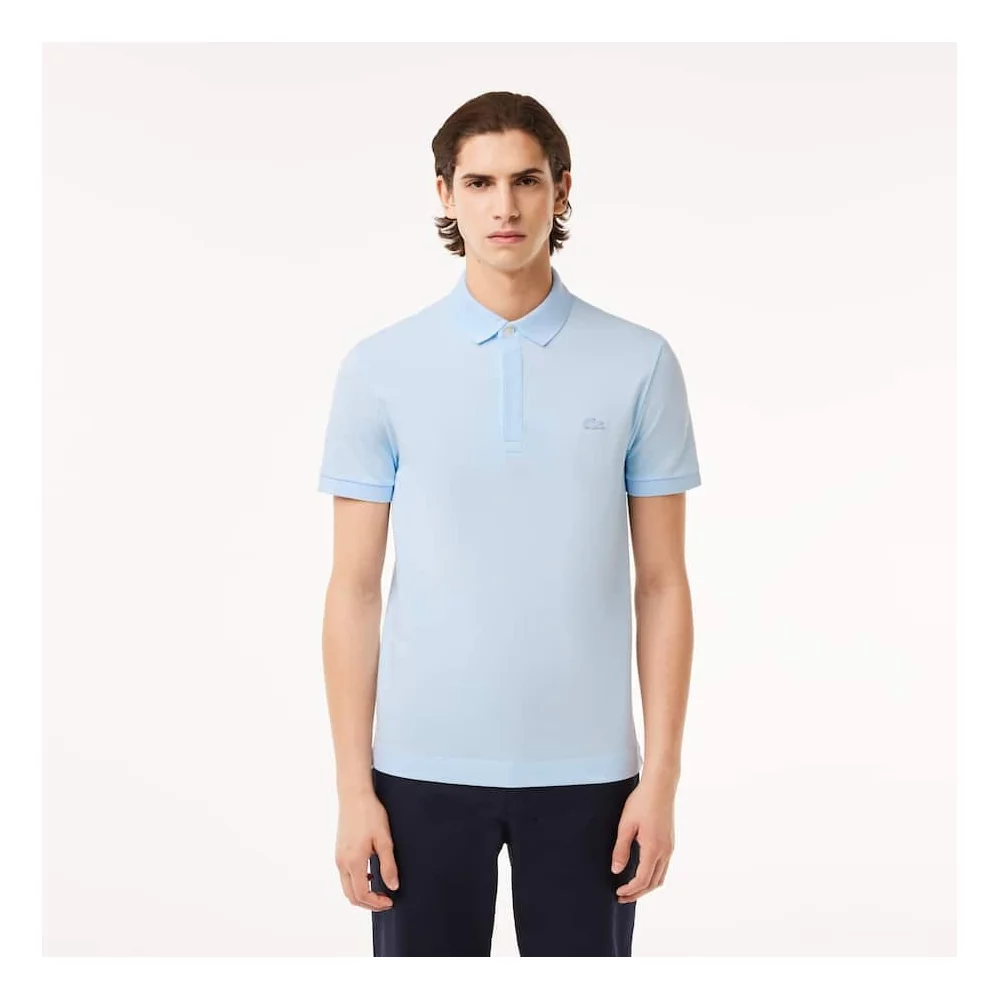SHORT SLEEVE RIBBED COLLAR SHIRT