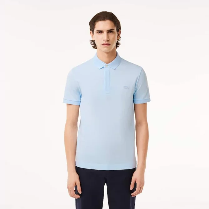 SHORT SLEEVE RIBBED COLLAR SHIRT