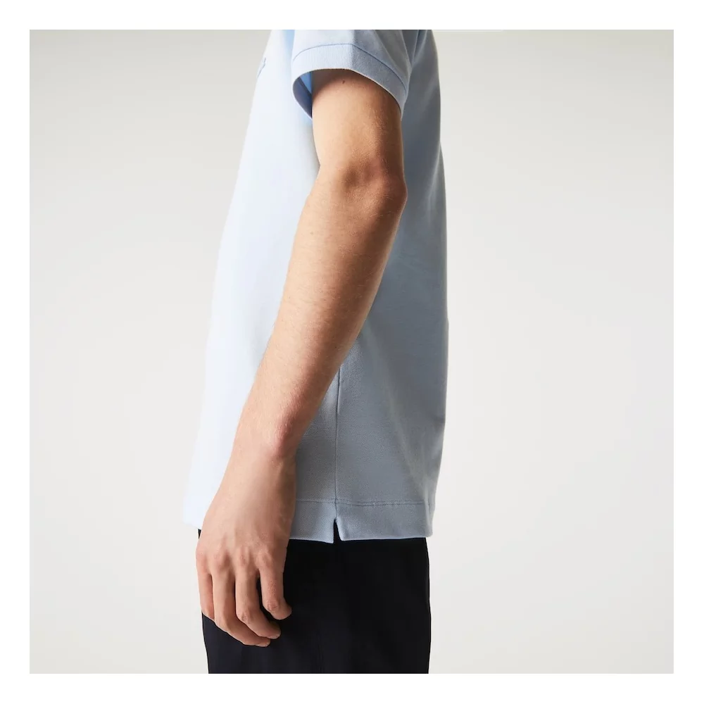 SHORT SLEEVE RIBBED COLLAR SHIRT