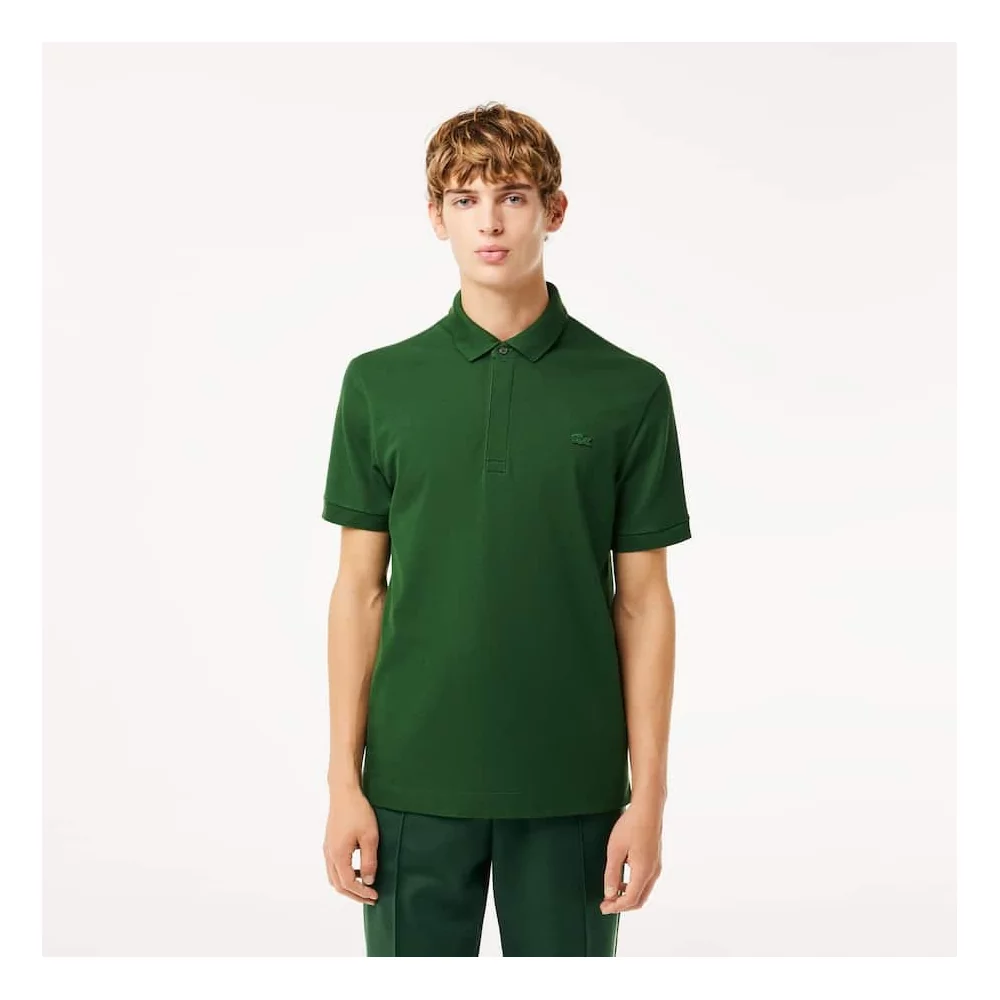 SHORT SLEEVE RIBBED COLLAR SHIRT