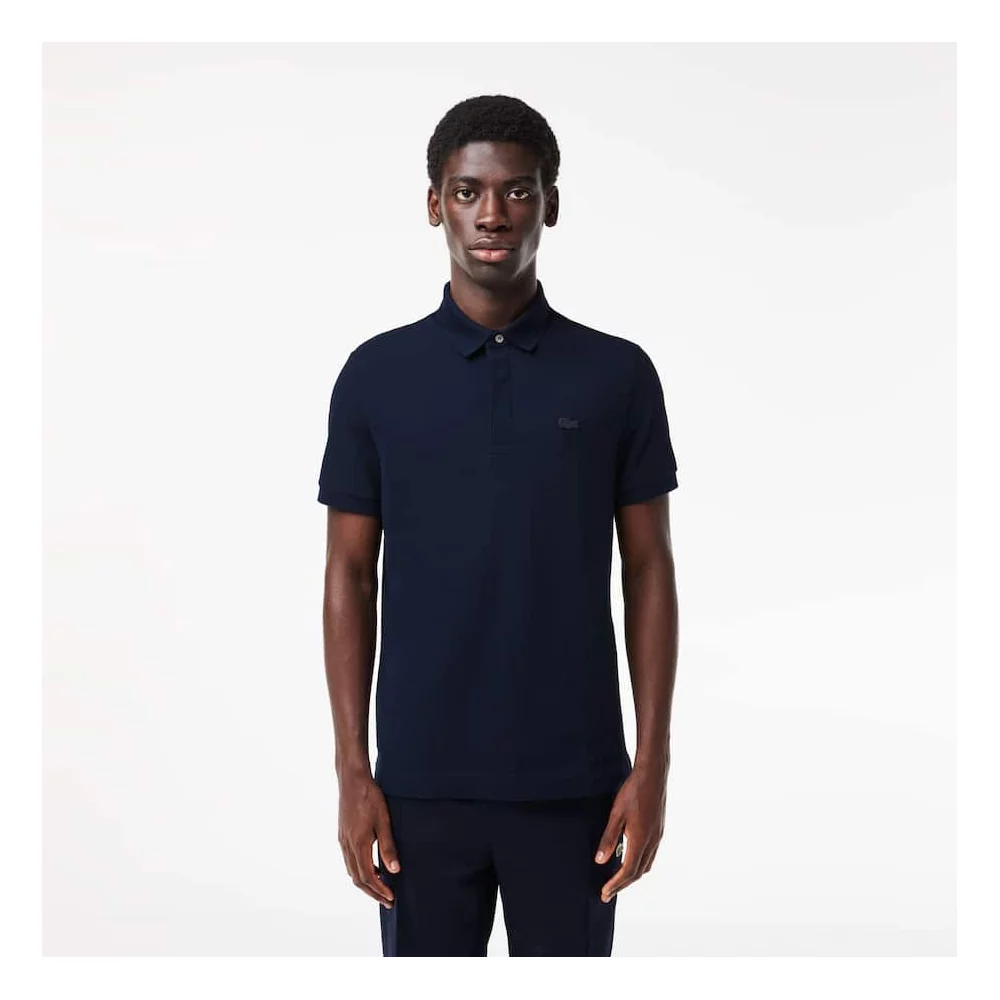 SHORT SLEEVE RIBBED COLLAR SHIRT