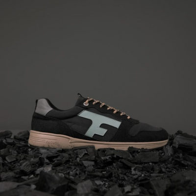 FAGUO - OLIVE BASKETS SYN WOVEN SUEDE