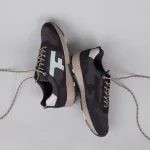 FAGUO - OLIVE BASKETS SYN WOVEN SUEDE