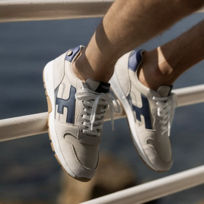 FAGUO - OLIVE BASKETS SYN WOVEN SUEDE