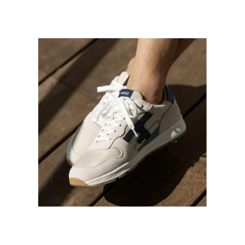 FAGUO - OLIVE BASKETS SYN WOVEN SUEDE