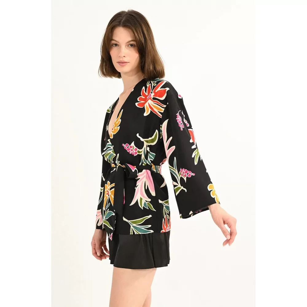 MOLLY BRACKEN - LADIES WOVEN KIMONO