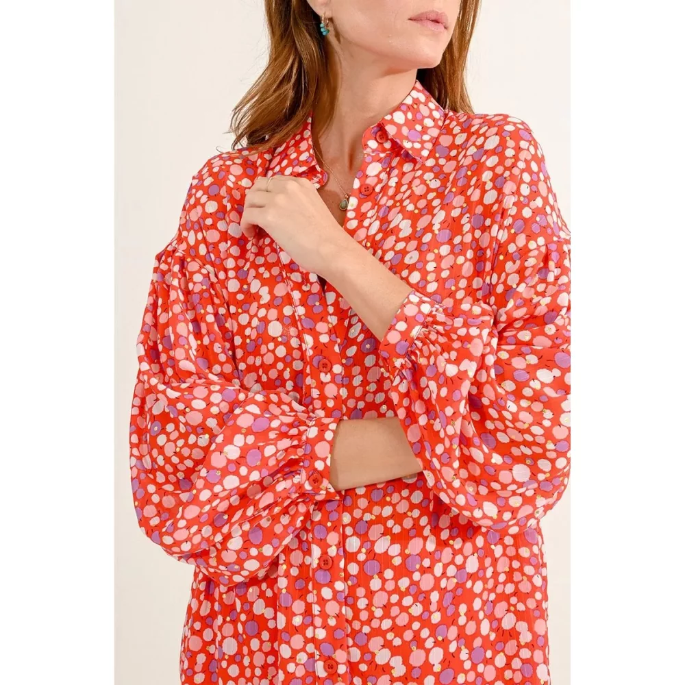 MOLLY BRACKEN - LADIES WOVEN SHIRT