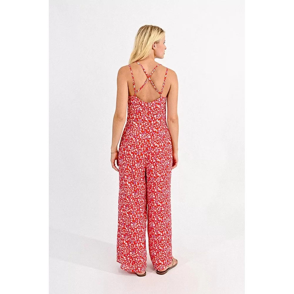 MOLLY BRACKEN - LADIES WOVEN JUMPSUIT