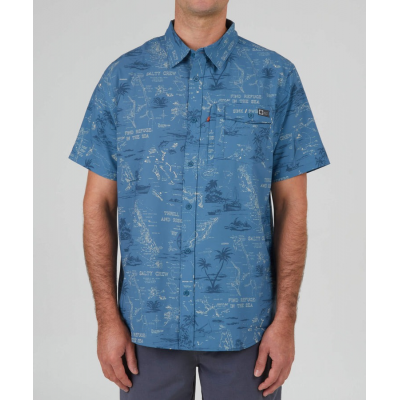 SALTY CREW - SEAFARER S/S TECH WOVEN