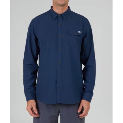 SALTY CREW - SKIPPER PERF LS TECH WOVEN