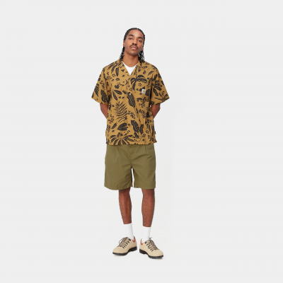 CARHARTT WIP - S/S WOODBLOCK SHIRT