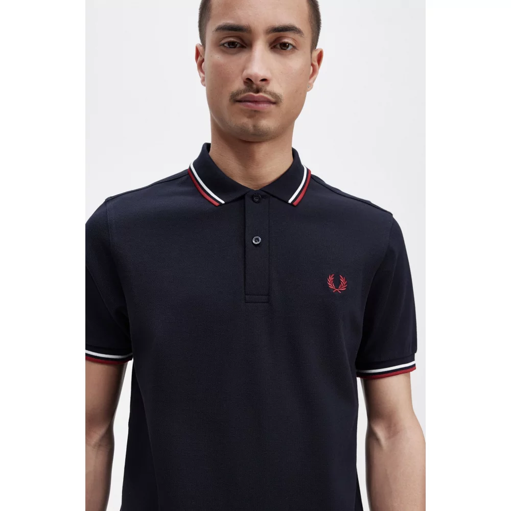FRED PERRY - TWIN TIPPED FRED PERRY SHIRT