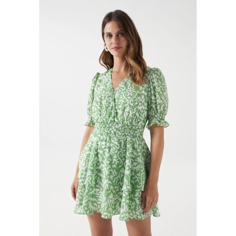 SALSA - SHEATH PRINTED DRESS