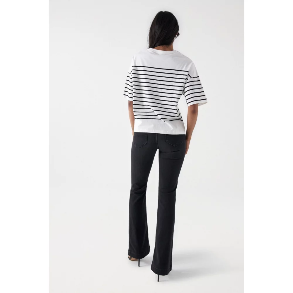 SALSA - STRIPED BRANDING T-SHIRT