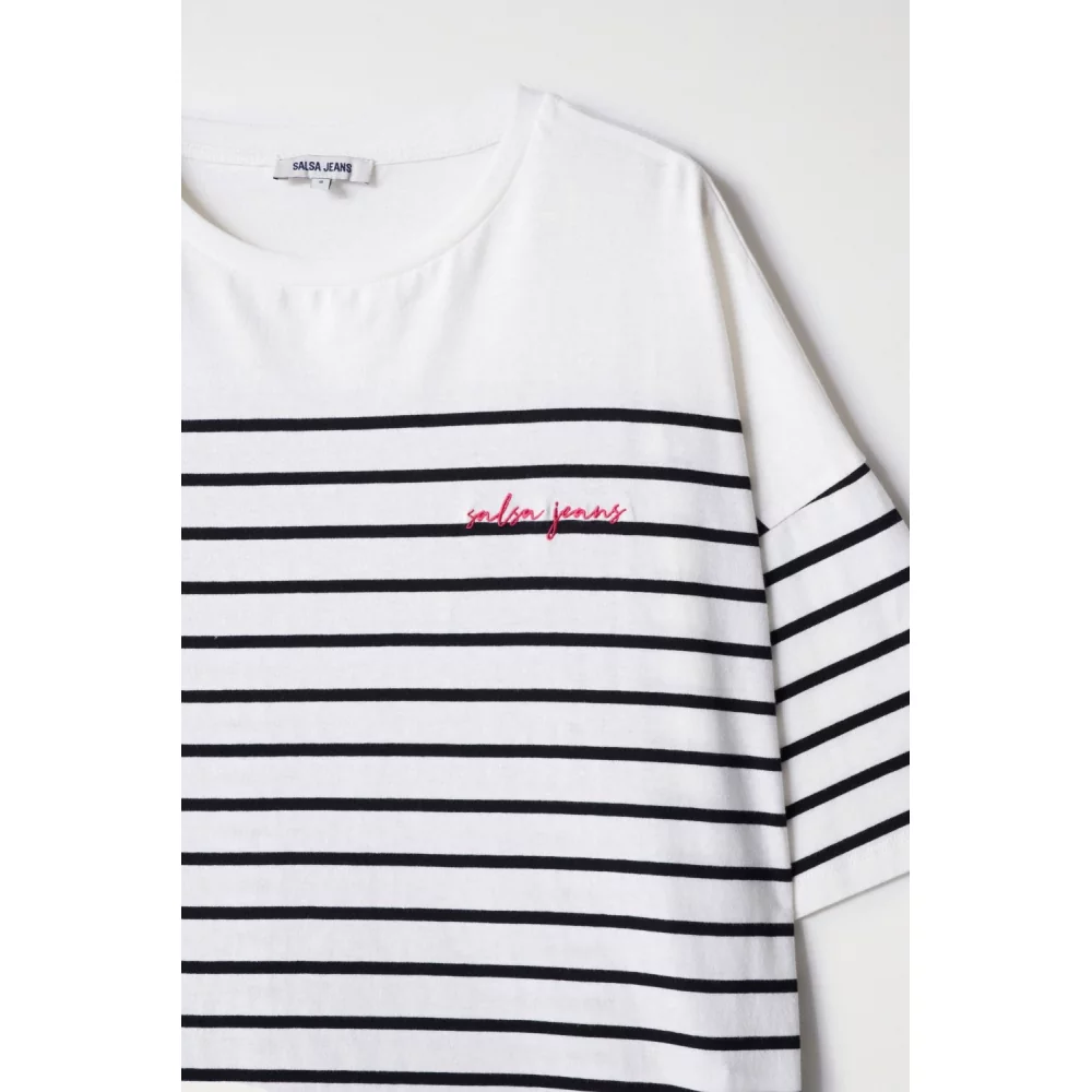 SALSA - STRIPED BRANDING T-SHIRT