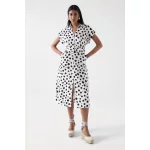 SALSA - POLKA DOT MIDI DRESS