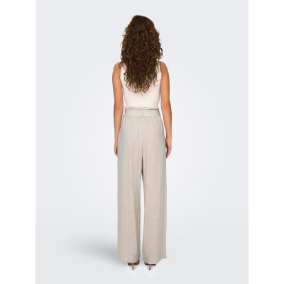 ONLY - ONLSIESTA HW PB BELT LINEN BL PANT PNT