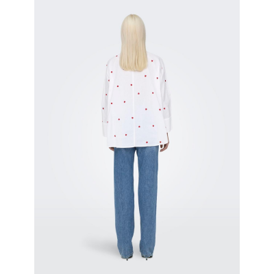 ONLY - ONLNEW LINA GRACE LS EMB SHIRT NOOS WVN