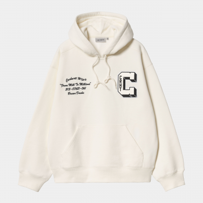 CARHARTT WIP - HOODED BROWN DUCKS SWEAT